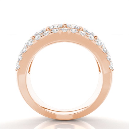 Rose Gold Statement Diamond Rings