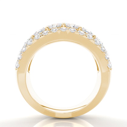 Yellow Gold Statement Diamond Rings