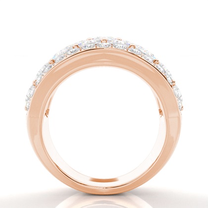 Rose Gold Statement Diamond Rings