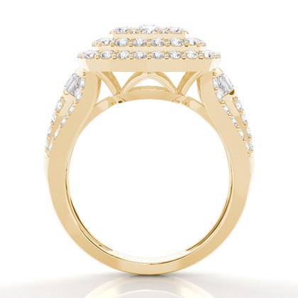Yellow Gold Statement Diamond Rings
