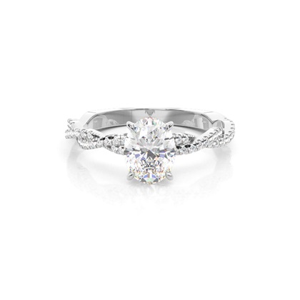 Oval Diamond Engagement Rings