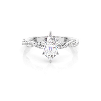 Silver Diamond Rings