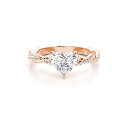 Rose Gold Diamond Engagement Rings