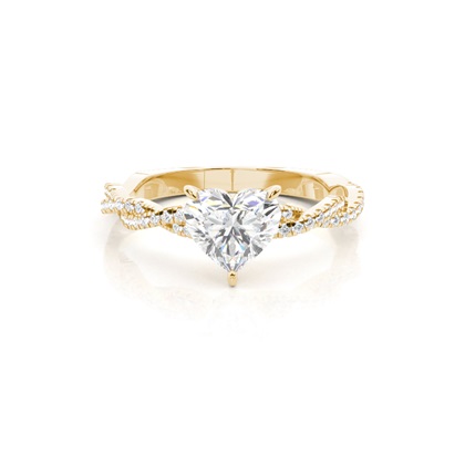 Yellow Gold Diamond Engagement Rings