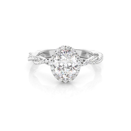 Oval Diamond Engagement Rings