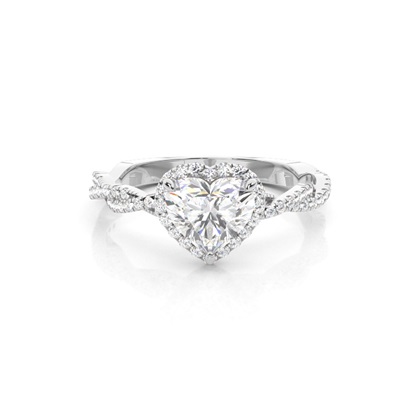 Heart Diamond Engagement Rings