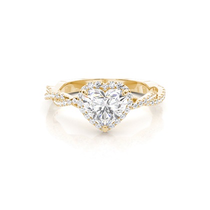 Heart Diamond Engagement Rings
