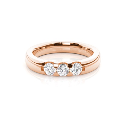 Women's Rose Gold Wedding Rings