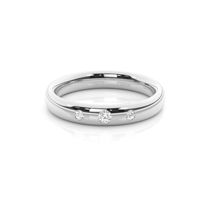 Round Diamond Women's Wedding Rings