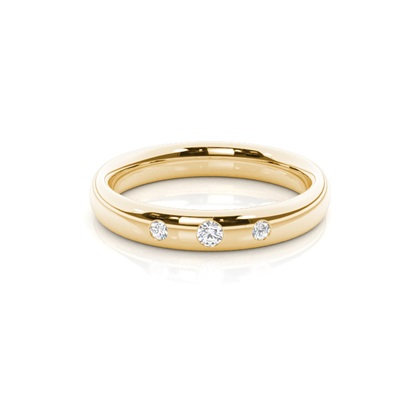 Gelbgold Frau Eheringe