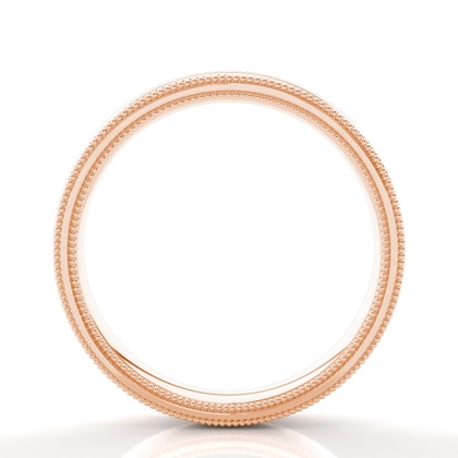 Rose Gold Men's Wedding Bands