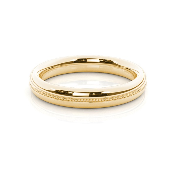 Court Profile Designer Comfort Fit Mens Wedding Band