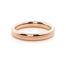 Court Profile Designer Comfort Fit Mens Wedding Band