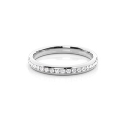 Channel Set Diamant Damen Ehering