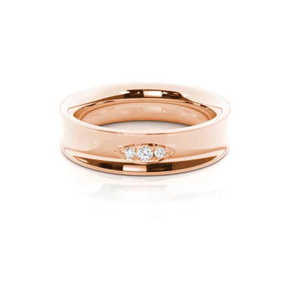 Rotgold Frau Eheringe