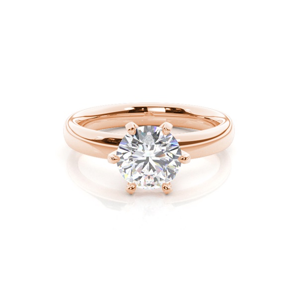 Round Diamond Solitaire Engagement Ring