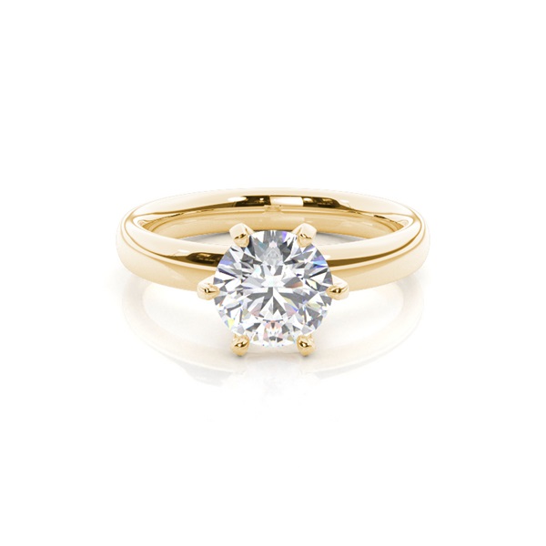 Round Diamond Solitaire Engagement Ring