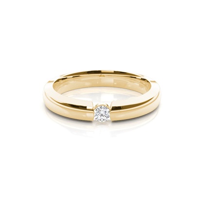 Women's Yellow Gold Diamond Wedding Rings