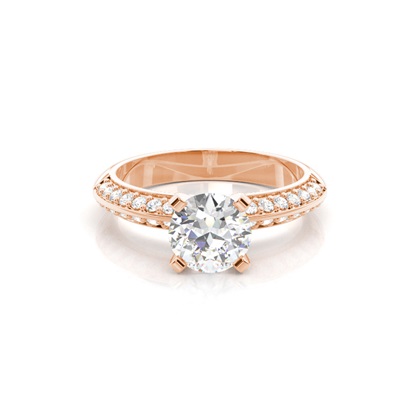 Rose Gold Lab Grown Diamond Engagement Rings