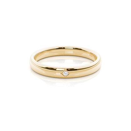 Women's Yellow Gold Diamond Wedding Rings