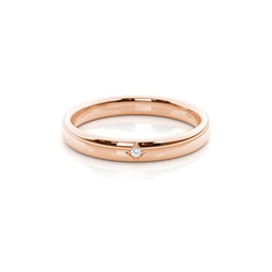 Solitärring mit Krappenfassung Diamant Comfort Fit Damen Ehering