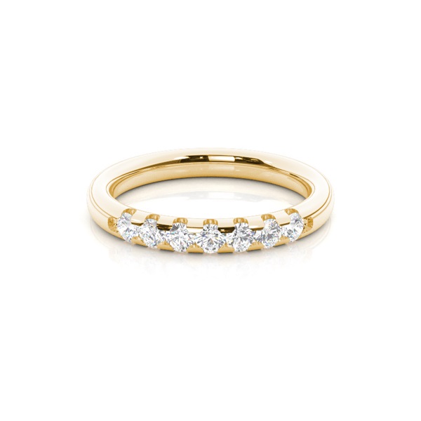 Zinken Set Diamant Komfort fit Sieben Stein Damen Ehering