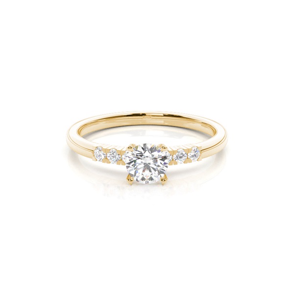 Prong Set Diamond Womens Engagement Ring