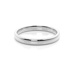 Low Dome Profile Comfort Fit Plain Mens Wedding Band