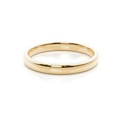 Low Dome Profile Comfort Fit Plain Mens Wedding Band