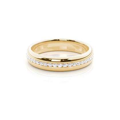 Women's Yellow Gold Diamond Wedding Rings