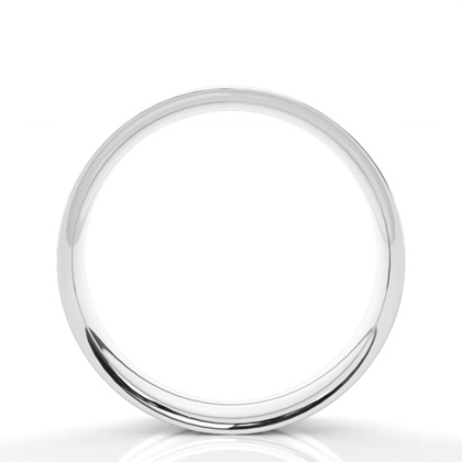 Grooved Design Comfirt Fit Plain Mens Wedding Band