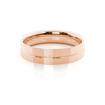 Rotgold Mann Eheringe