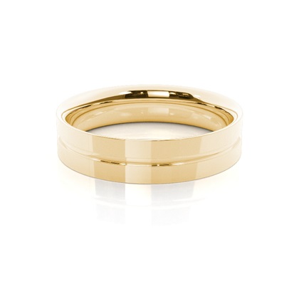 Gelbgold Mann Eheringe