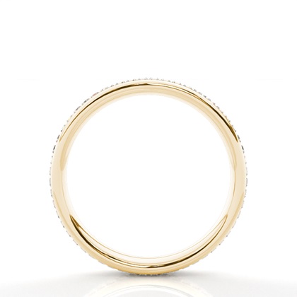 Kanal Einstellung Baguette Diamant Damen Ehering