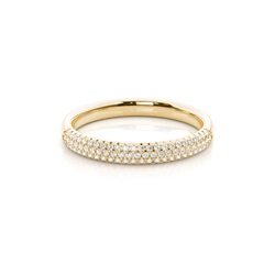 Prong Setting Round Diamond Womens Wedding Ring