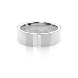 Kanaleinstellung Prinzessin Diamant Damen Ehering
