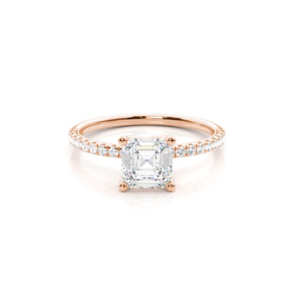 Rose Gold Diamond Engagement Rings