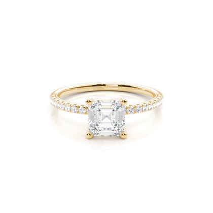 Asscher Diamond Rings