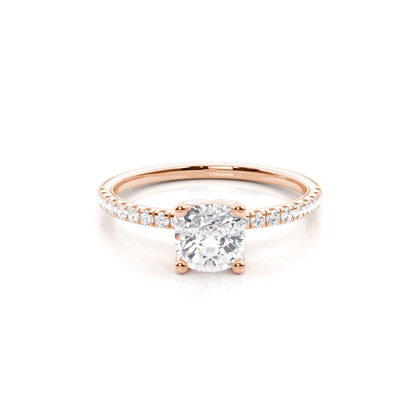 Rose Gold Diamond Engagement Rings