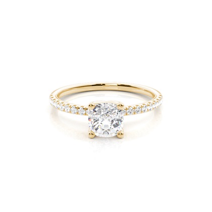 Yellow Gold Diamond Engagement Rings