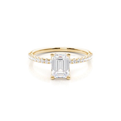 Yellow Gold Diamond Engagement Rings