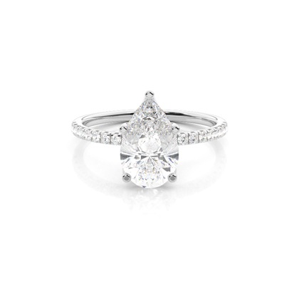 Pear Shaped Diamond Engagement Rings