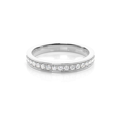 Round Diamond Women's Wedding Rings