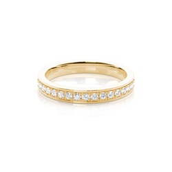 Prong Set Round Diamond Womens Wedding Band