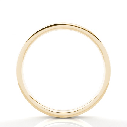 Court Profile Plain Mens Wedding Band