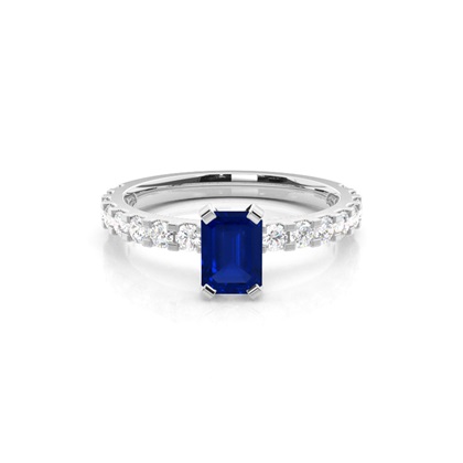 Emerald Gemstone Diamond Rings