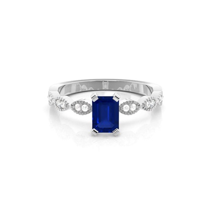 Emerald Gemstone Diamond Rings
