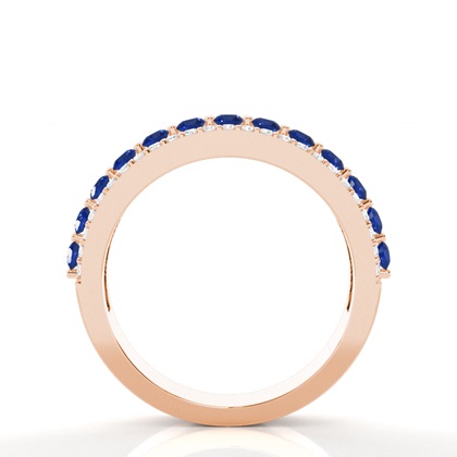 Rotgold Saphir Diamantringe