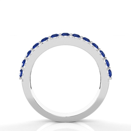 Brilliant Weißgold Saphir Diamantringe