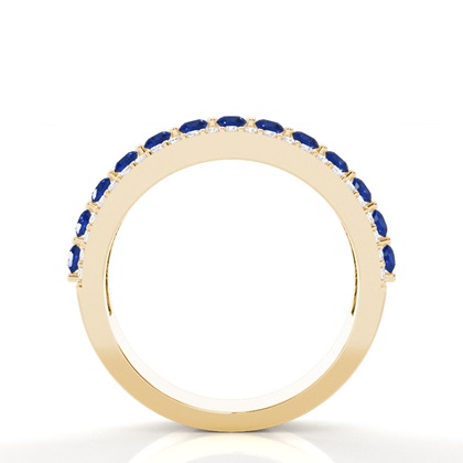 Brilliant Gelbgold Saphir Diamantringe